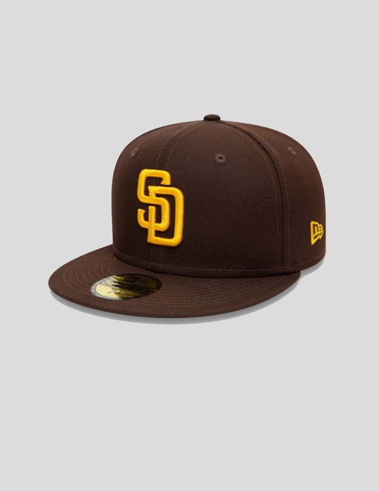 Gorra NEW ERA san diego pais mlb 59fifty fitted brown/yellow